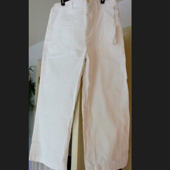 LACAUSA Brushed Stella Trouser Pants White US 10 - Picture 4 of 5